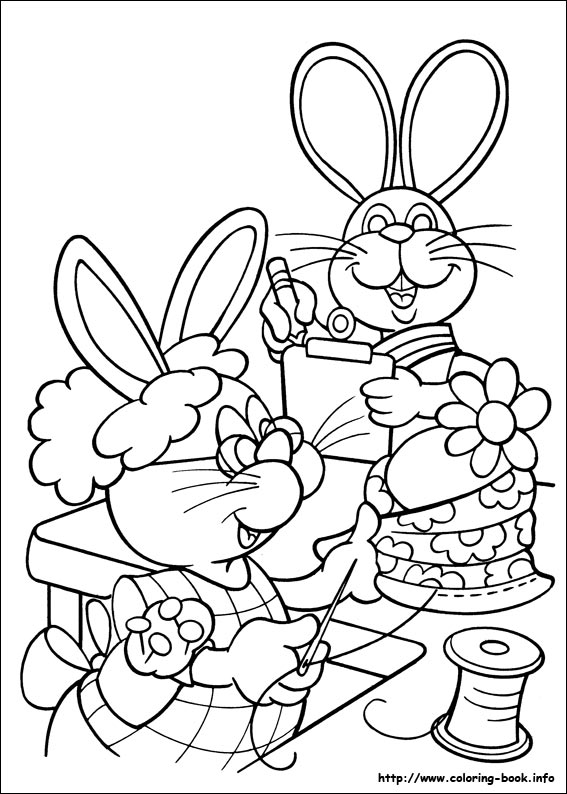 Peter Cottontail coloring picture